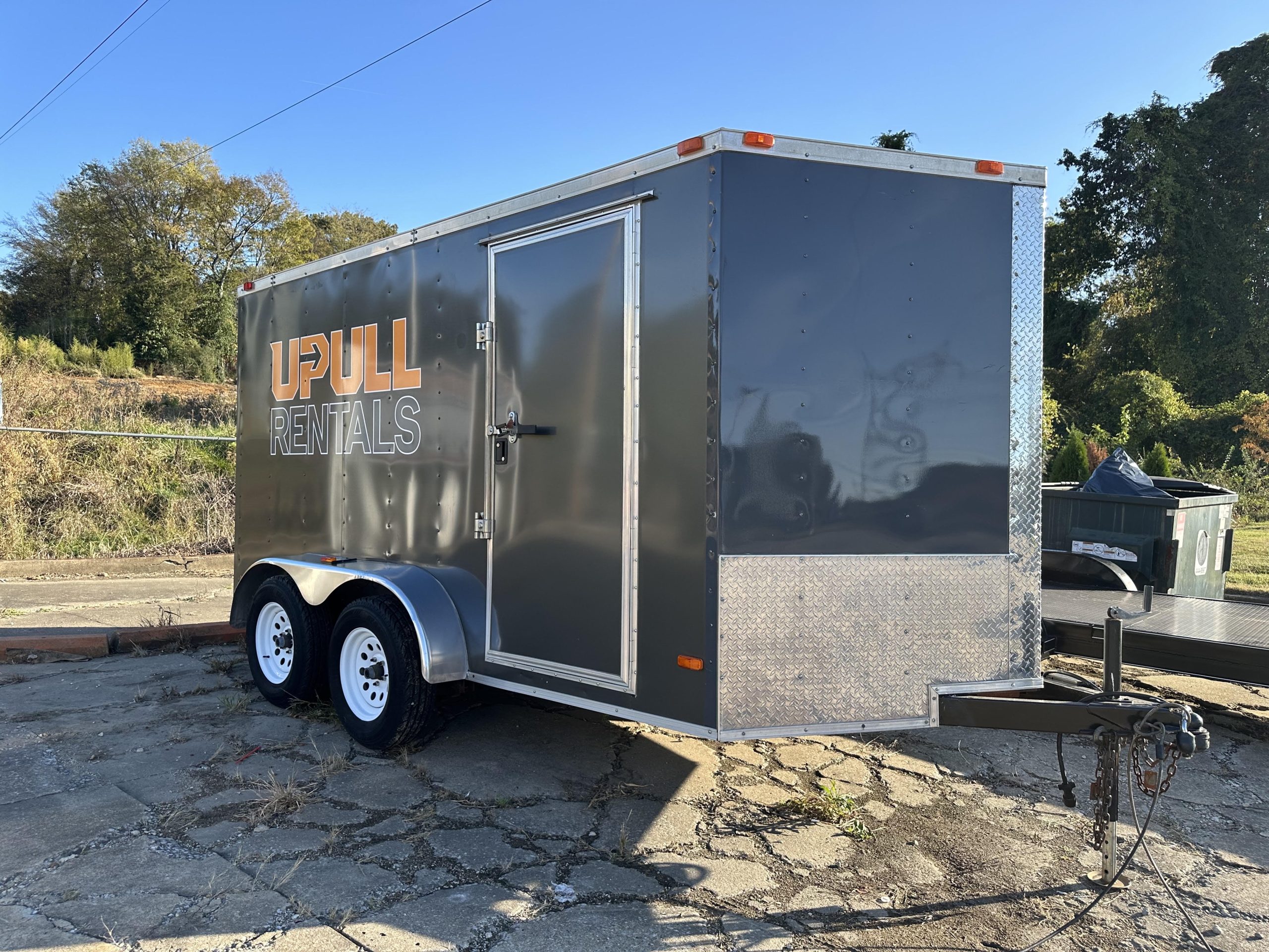 U-Pull Rentals | Trailer Rental | 7x17 enclosed Trailer